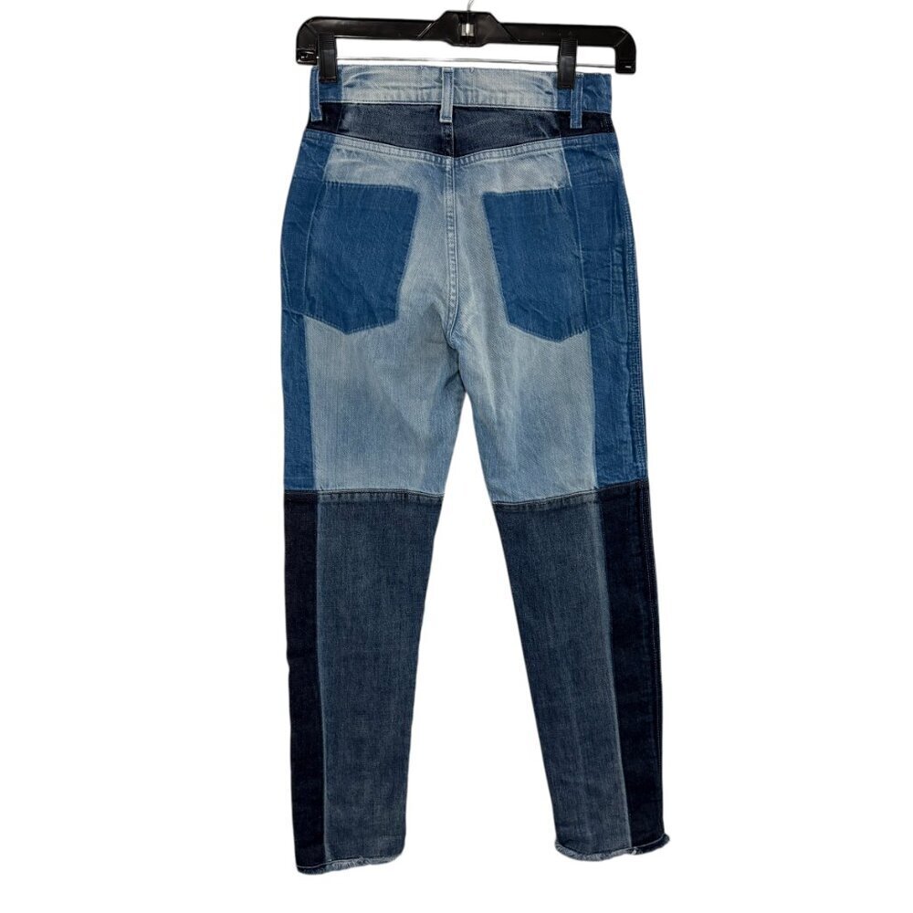 Revice Multi Wash Medium Rise Patchwork Raw Hem A… - image 2